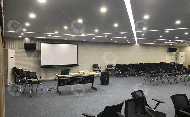 廣東廣州公司多功能廳吸音板工程