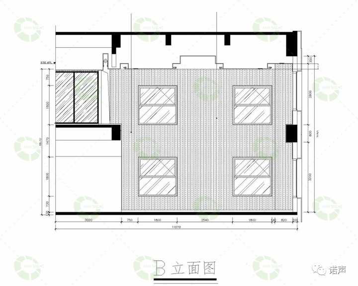 深圳中廣核多功能廳設計圖2